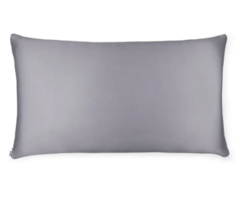 Funda de almohada de microfibra gris (50x100)