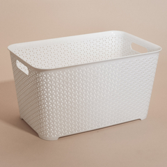 Rattan mediano blanco - comprar online