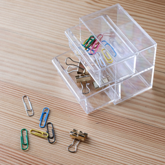 Mini organizador con dos cajones