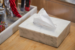Porta Kleenex de mármol - comprar online