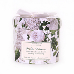 Pot White flowers x2 - comprar online