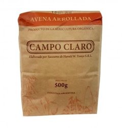 AVENA ARROLLADA ORGÁNICA CAMPO CLARO - 500 gr