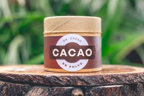 Cacao Puro, en polvo - DR. CACAO (cajita x 130 gr)