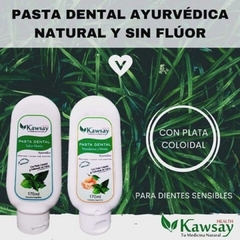 Pasta Dental Dientes Sensibles sin Flúor (sabor menta) KAWSAY HEALTH - 180 ml