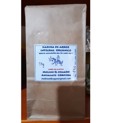 Harina de Arroz Integral Orgánico MOLINO EL DRAGÓN - 1 kg - comprar online