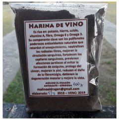 HARINA DE VINO AGROECOLÓGICA - MOLINO EL DRAGÓN - 200 gr - comprar online
