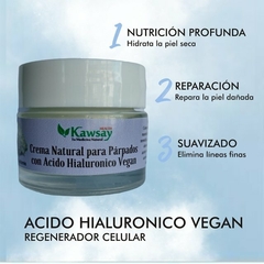 Crema Tremella para párpados (con ácido hialurónico vegano) KAWSAY HELATH - 30 gr - comprar online