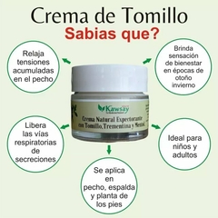 Crema de Expectorante de Tomillo KAWSAY HELATH - 30 gr en internet