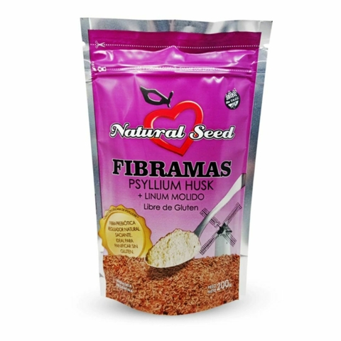 Fibramas (Psyllium Husk) NATURAL SEED - 200 gr