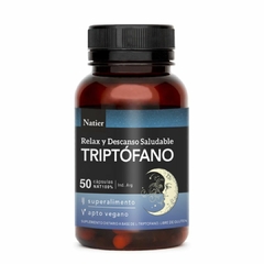 Triptófano (relax y descanso) NATIER - 50 cápsulas