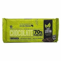 Chocolate 70% Cacao con Stevia COLONIAL - 100 gr