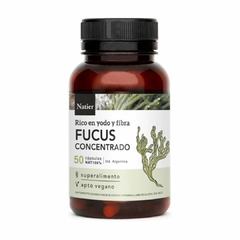 Fucus Concentrado (yodo y fibra) NATIER - 50 cápsulas en internet