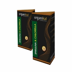 Espirulina y Chlorella Organikal en Cápsulas (x60)