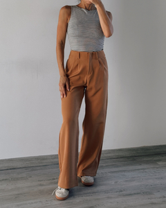 PANTALON SASTRERO WIDE LEG ILARY BELEN - comprar online