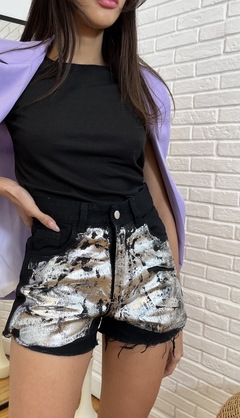 SHORT DE JEAN FOIL DESTROY BLACK