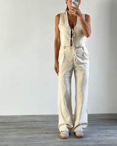 PANTALON SASTRERO WIDE LEG LINO BELEN en internet