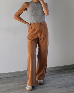 PANTALON SASTRERO WIDE LEG ILARY BELEN - Sor Juana