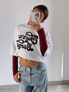 REMERA CROP CHERRY - comprar online