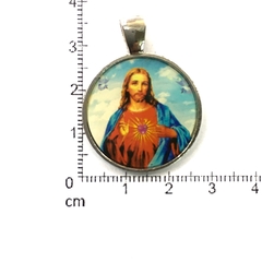 Dijes Religioso Niquel Con Dome X 5 Unidad ( ARG-9090/N/7 ) - comprar online