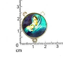 Imagen de Dijes Religioso Niquel Con Dome X 5 Unidad ( ARG-9094/N/7 )