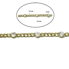 Cadena Groumet con Strass AR-249/GR