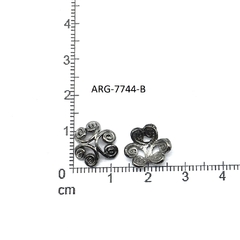 ( ARG-7744/B ) Calotas Metal Peltre 12 MM X 20 UNIDAD