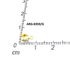 (ARG/8359/G) TERMINAL CORDON CANTIDAD POR 20 UNIDAD 4*4 MM COLOR DORADO