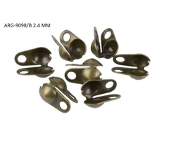 ( ARG-9098/B ) Terminal Cadena Bolita Bronce 2.4 MM X 50 UNIDAD