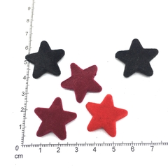 Terciopelo Pasantes estrella 28 X 28 mm