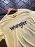 Camiseta Wrangler Amarelo Florescente e Azul Marinho WM8107