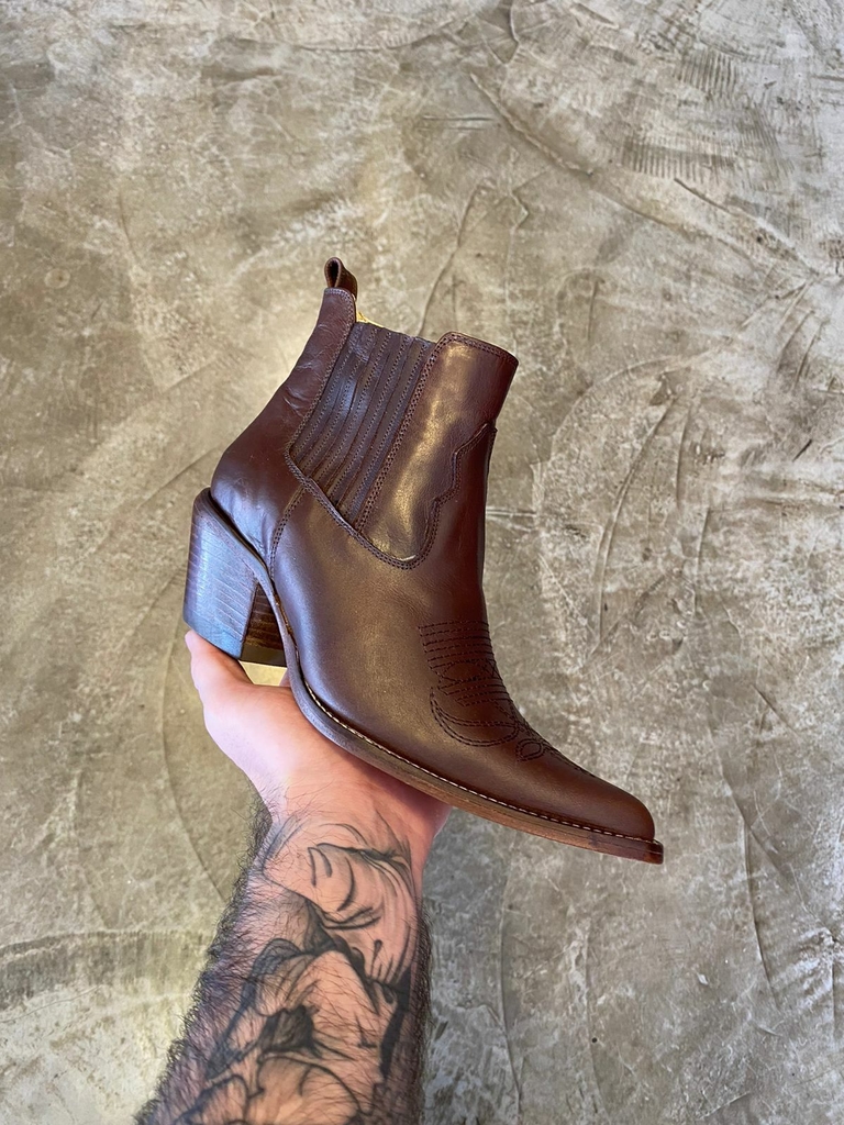 Bota Silverado Feminina Cano Curto Caf 2251