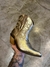 Bota Feminina Vimar Boots Metalizado Ouro Light Couro Legítimo 11235