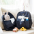 Diaper Backpack Mini Olivia Black Flower (copia) - comprar online