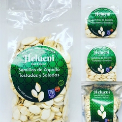 SEMILLAS DE ZAPALLO TOSTADAS Y SALADAS - Helueni Food & Market