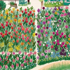 El jardín de Monet + pin en internet