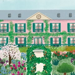 El jardín de Monet + pin - comprar online