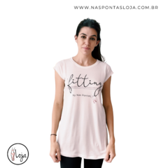 Camiseta Fitting Nas Pontas - Nas Pontas - Loja de Produtos de Ballet e Dança