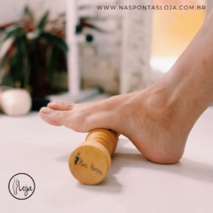 Rolo de madeira - massageador de pé - comprar online