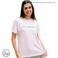 T-shirt Nas Pontas - I LOVE BALLET - comprar online