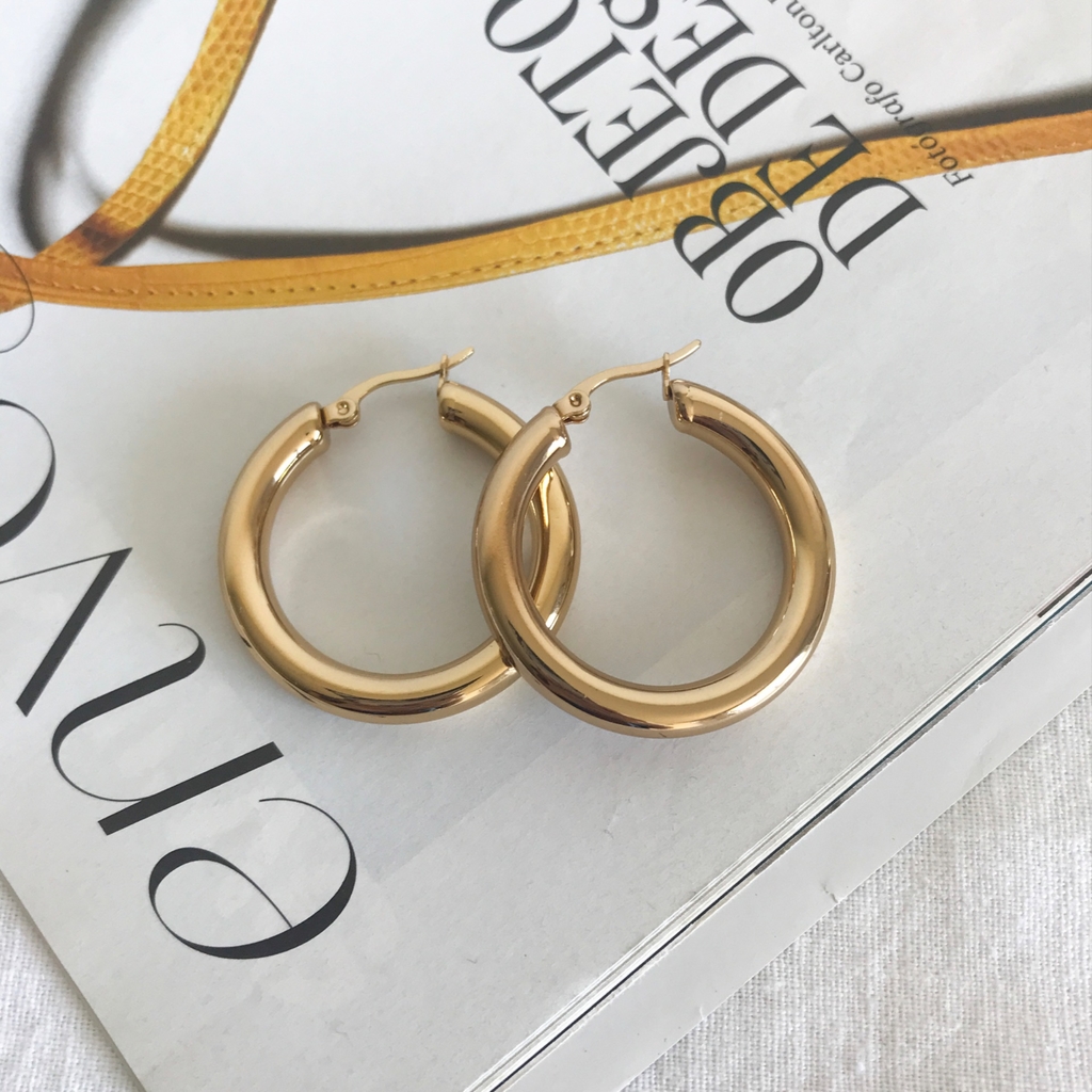 Argollas doradas sale