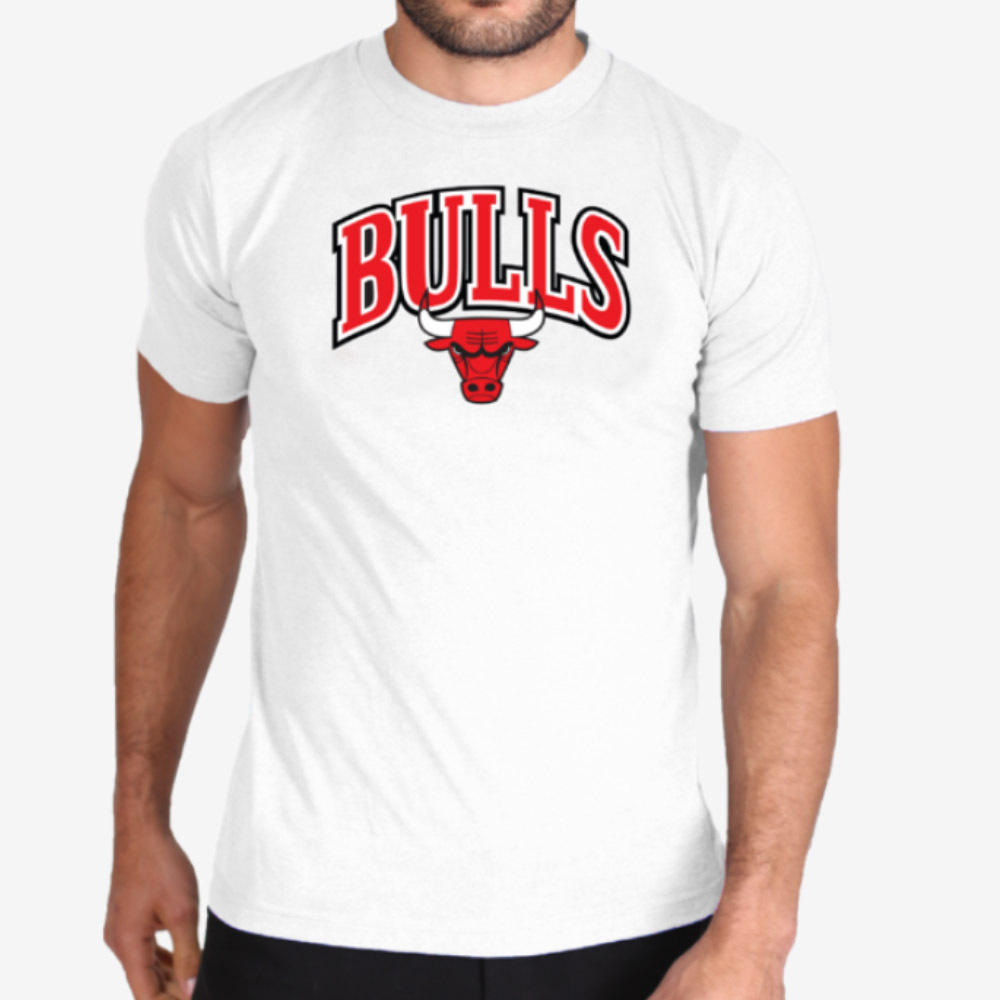 Remera algod n Bulls Blanca Imago Deportes