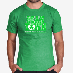 Remera algodón Celtics Bean verde