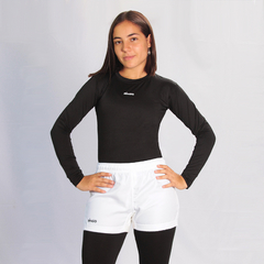 Camiseta Térmica Manga Larga Negra Mujer en internet