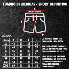 Short Deportivo All Blacks Negro - Imago Deportes