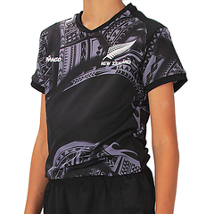 Camiseta All Blacks Maori Premium Elastizada Niños #310