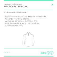 Buzo Medio Cierre Stretch Elastizado Gales #120 - tienda online