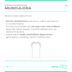 Musculosa Dry Lite Argentina Celeste #850 - Imago Deportes