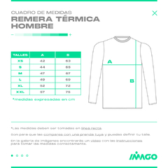 Camiseta Térmica Manga Larga Negra Hombre - tienda online