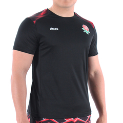 Remera Microfibra England Negra #240 - comprar online