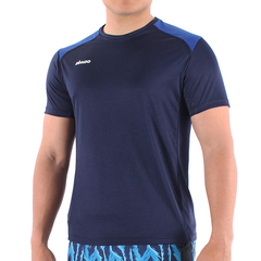 Remera Microfibra Azul Oscuro y Azul Francia - comprar online